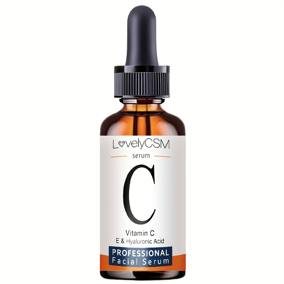 5ml/15ml/30ml/50ml LovelySm C Professional Facial Serum, Vitamin C, Vitamin E and Hyaluronic Acid, Moisturizing, Nourishing, Hydrating, Alcohol-Free, for All Skin Type