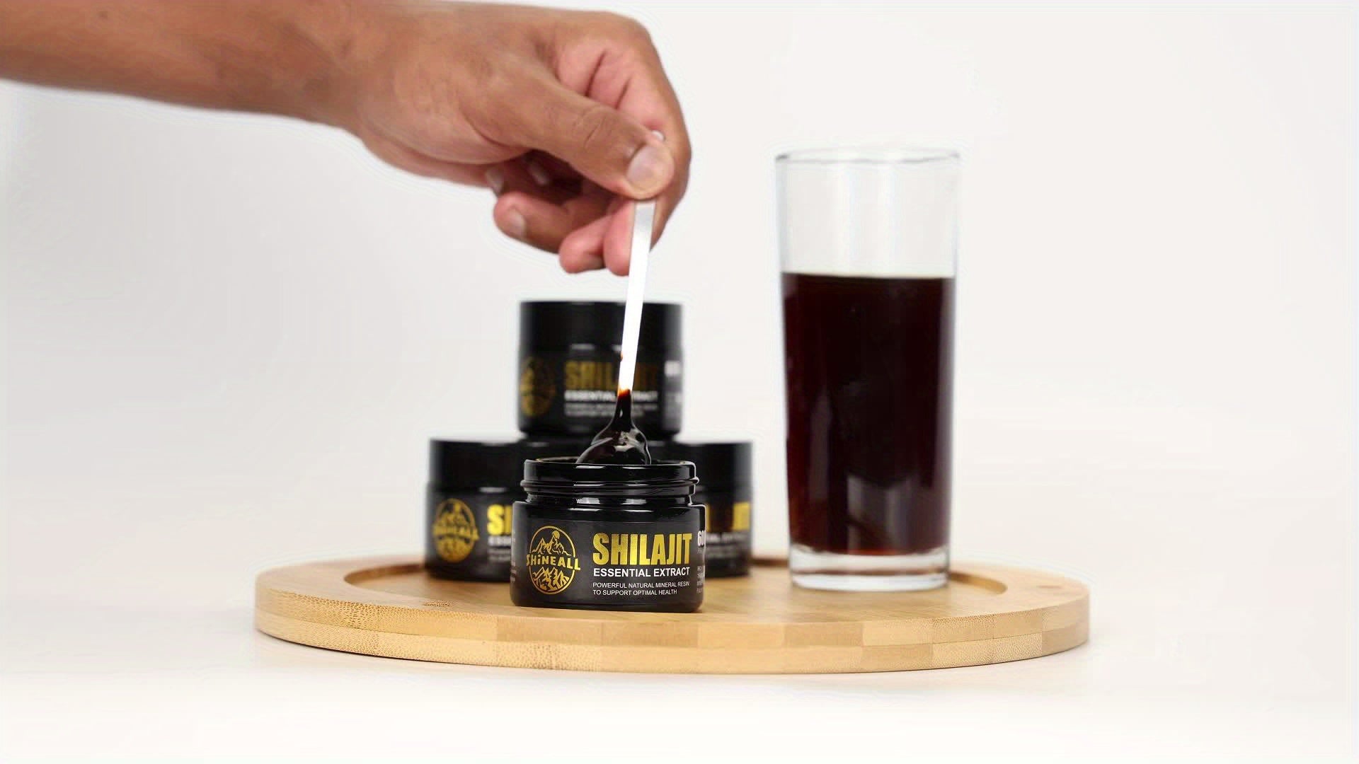 1btl/1.76oz, Pure Himalayan Shilajit Resin, Natural Shilajit Resin With 85+ Trace Minerals, 75%+ Fulvic Acid For Energy Boost, Golden Grade Pure Shilajit For Men And Women For Energy And Overall Health