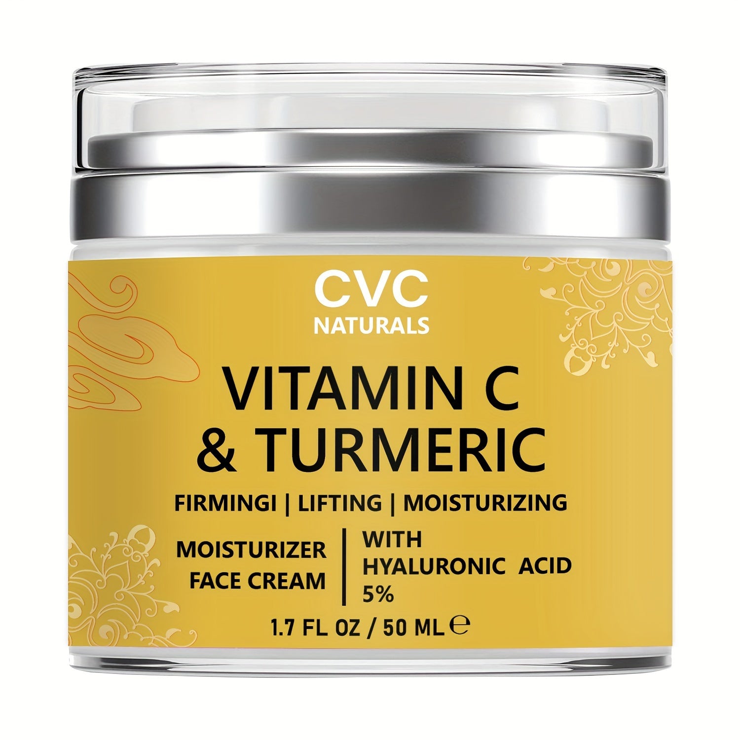 50ML Turmeric-Collagen Cream - Deeply Hydrating and Nourishing, Rich in Vitamins for Healthy Glowing Skin, Reveals Radiant and Youthful Complexion, Infused with Soothing Aloe Vera, Boosts Hydration with Hyaluronic Acid - Suit