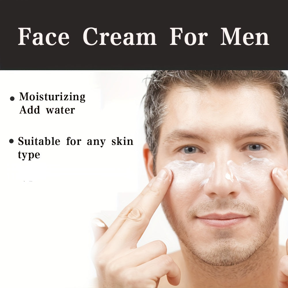 Men Face Cream, with Collagen, Retinol, Hyaluronic Acid, Vitamin E, Firm Skin, Moisturizing, Smooth Wrinkles, Shrinking Pore, 1.76 Oz (50g)