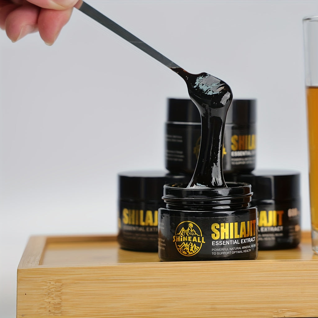 1btl/1.76oz, Pure Himalayan Shilajit Resin, Natural Shilajit Resin With 85+ Trace Minerals, 75%+ Fulvic Acid For Energy Boost, Golden Grade Pure Shilajit For Men And Women For Energy And Overall Health