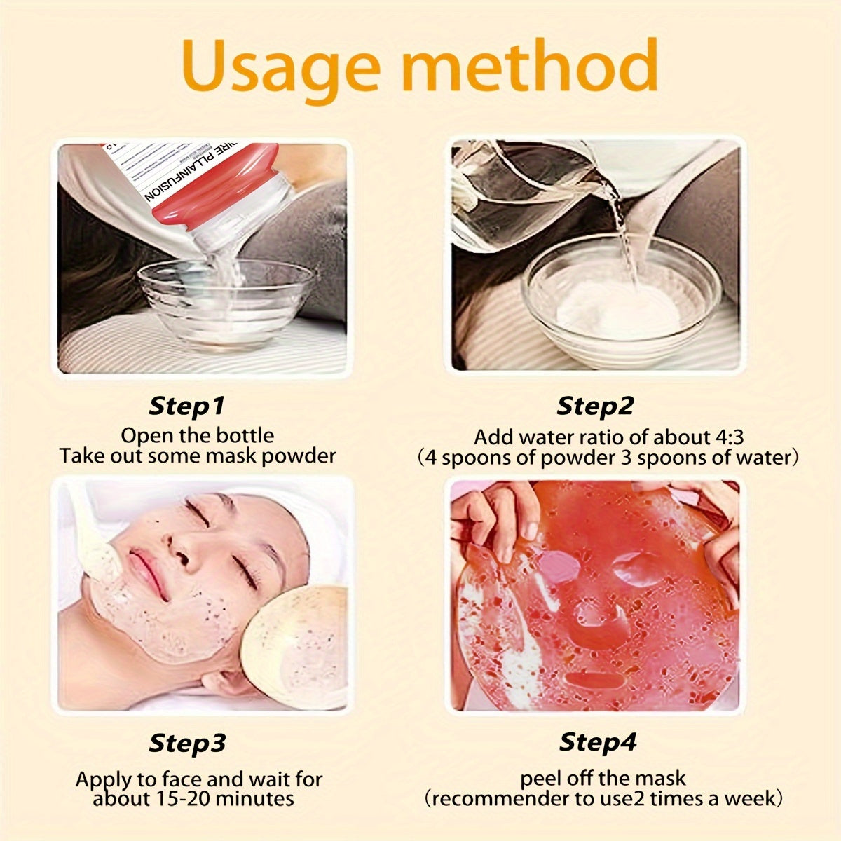 12.3fl.oz Vampire Plasma Face Mask - Lactic Acid Jelly for All Skin Types, Alcohol-Free & Paraben-Free, Firming & Hydrating Peel-Off Gel,, Fragrance-Free