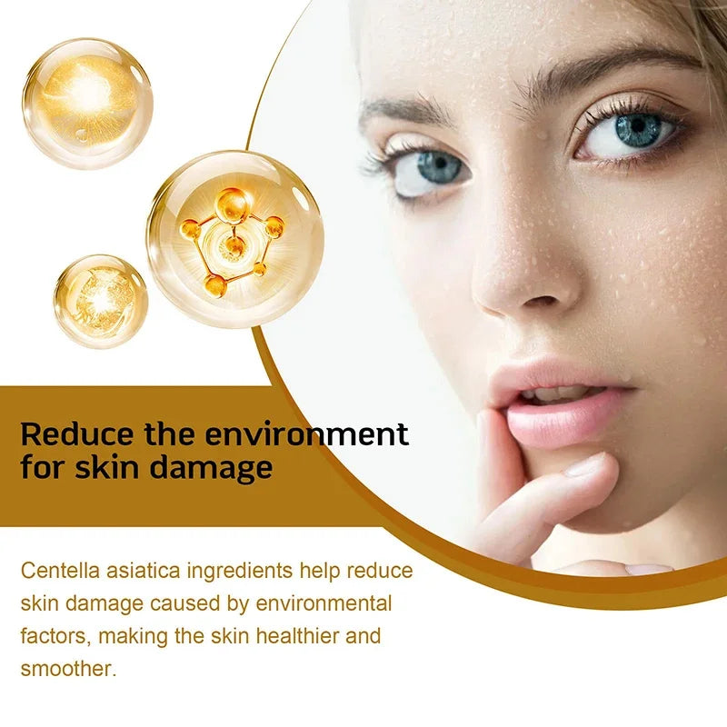 Centella Asiatica Face Serum Nourish Dry Skin Smoothing Rejuvenation Skin Brightening Whitening Cream Facial Moisturizer Korean