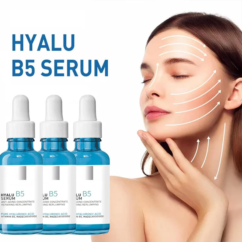 B5 Hyaluronic Acid Serum Facial Anti A-ging W-rinkle Lift Firming Fine Lines Lightening Dark Circle Skin Brightening Hyalu Serum
