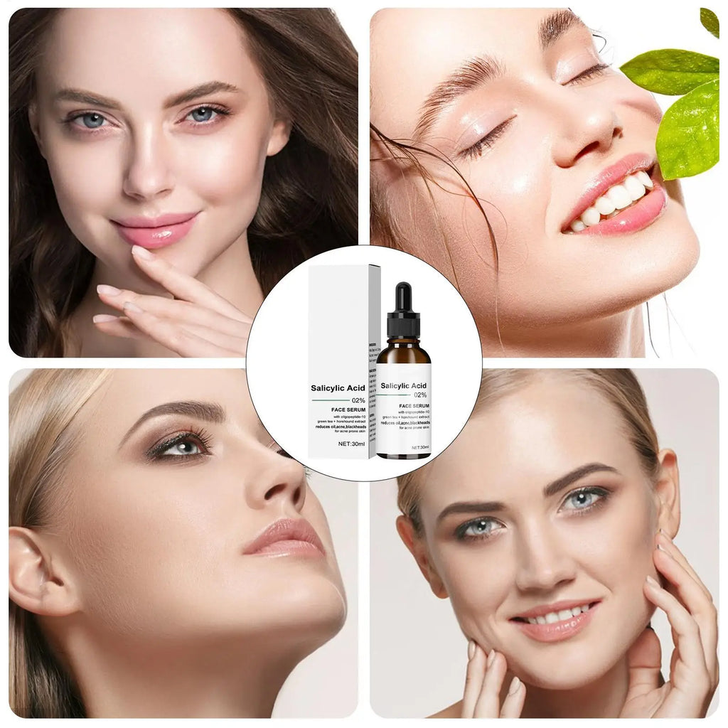 Salicylic Acid Pore Shrink Face Serum Repairs Large Pores Salicylic Acid Essence Anti-wrinkle Facial Serum Oil Control face Care