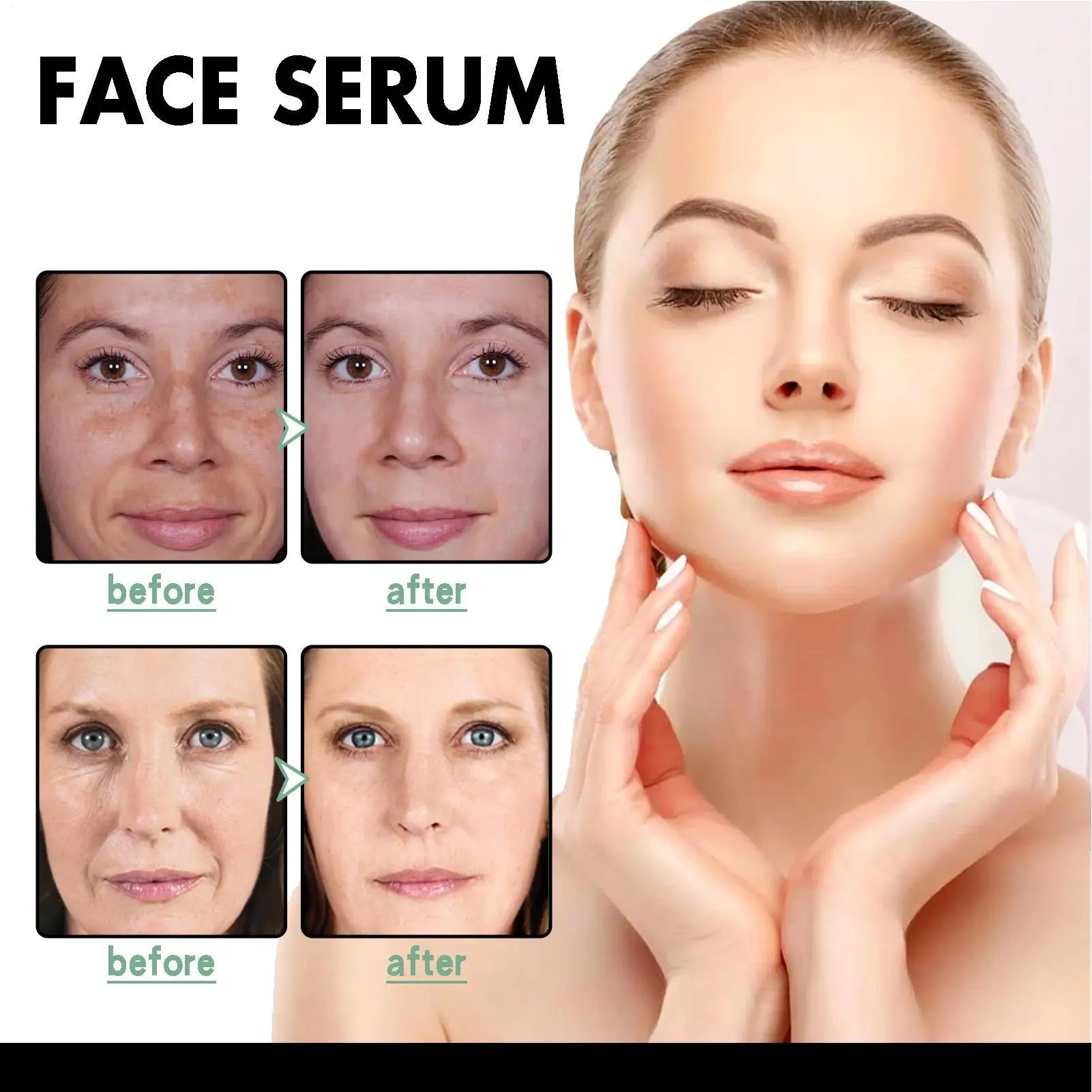 Salicylic Acid Pore Shrink Face Serum Repairs Large Pores Salicylic Acid Essence Anti-wrinkle Facial Serum Oil Control face Care