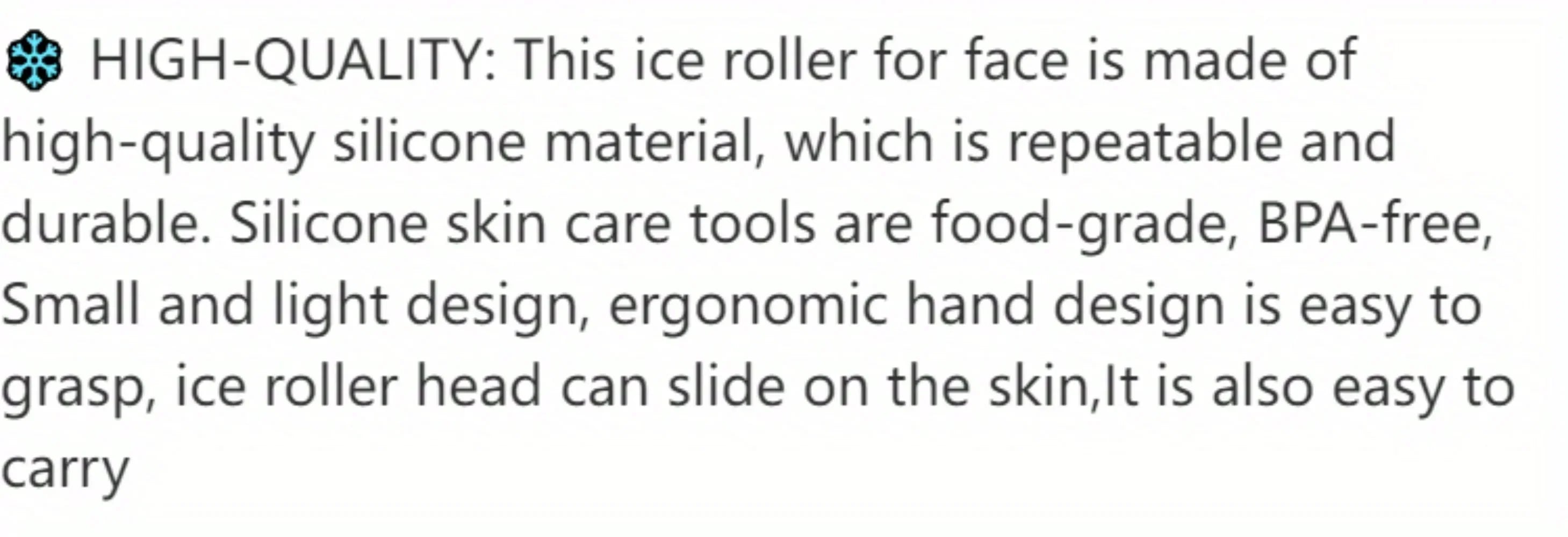 Ice Facial Roller Skin Care Beauty Lifting Contouring Tools Ice Cube Trays Ice Globe Balls Face Massager Skin Care Tool