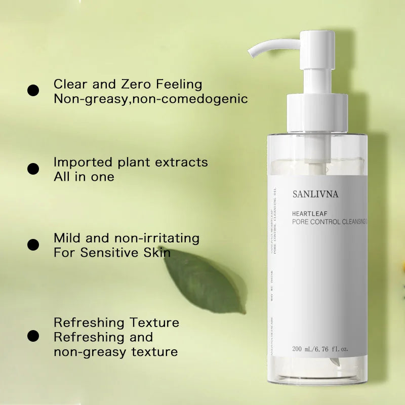 Sanlivna Korean Skincare Heartleaf 3-Piece Set - Soothing Cleanse & Pore Care with Quercetin