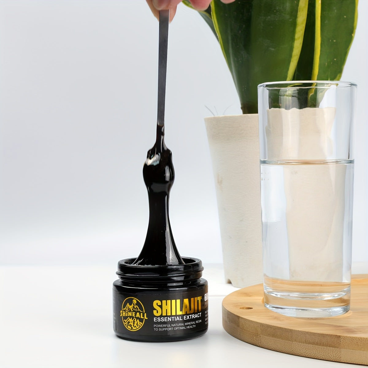 1btl/1.76oz, Pure Himalayan Shilajit Resin, Natural Shilajit Resin With 85+ Trace Minerals, 75%+ Fulvic Acid For Energy Boost, Golden Grade Pure Shilajit For Men And Women For Energy And Overall Health