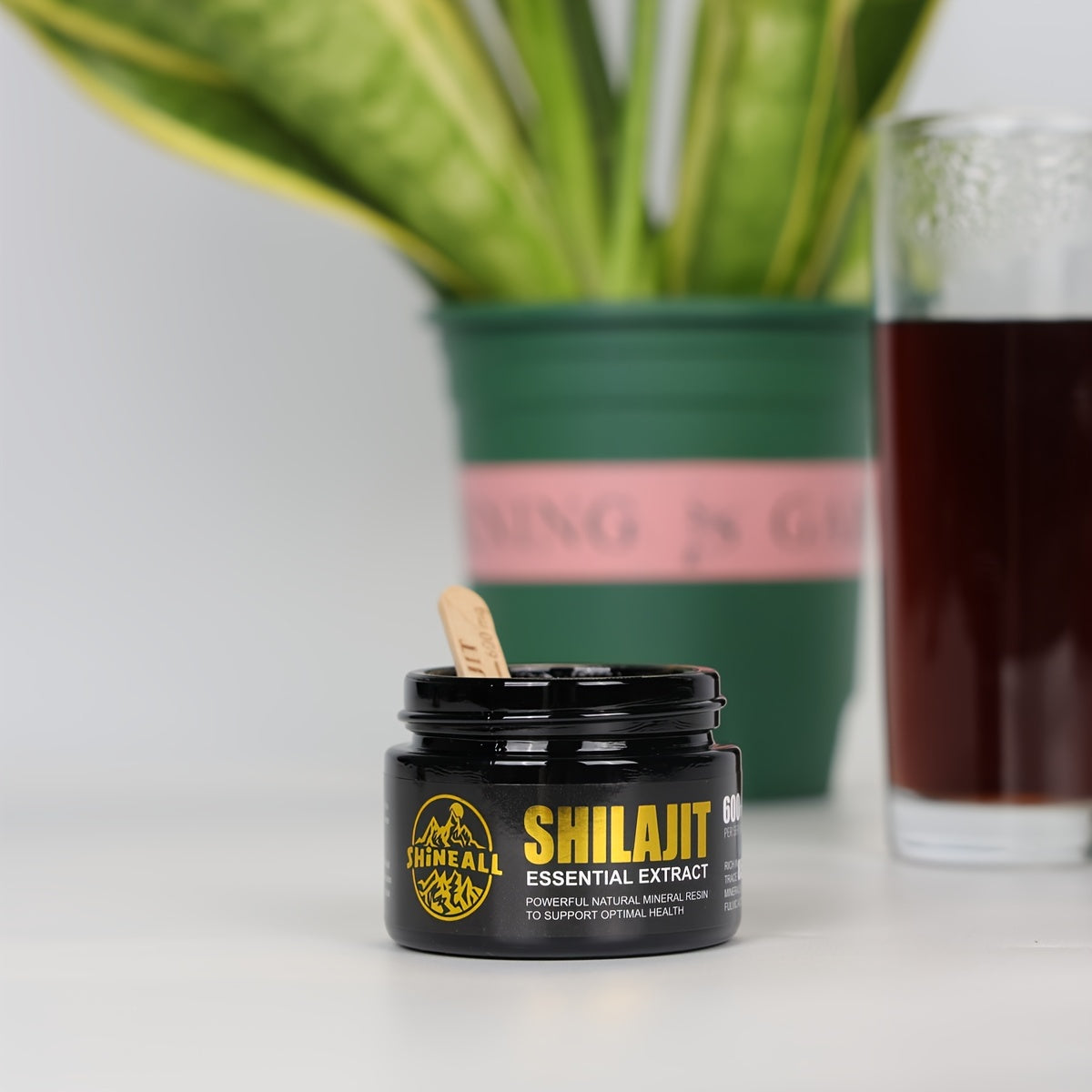1btl/1.76oz, Pure Himalayan Shilajit Resin, Natural Shilajit Resin With 85+ Trace Minerals, 75%+ Fulvic Acid For Energy Boost, Golden Grade Pure Shilajit For Men And Women For Energy And Overall Health