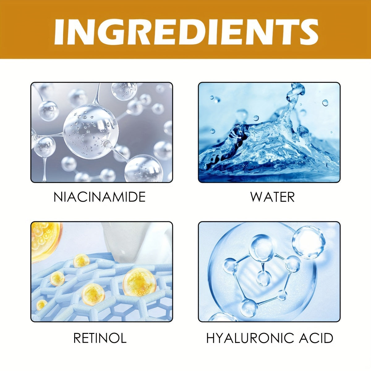 5ml/15ml/30ml/50ml LovelySm C Professional Facial Serum, Vitamin C, Vitamin E and Hyaluronic Acid, Moisturizing, Nourishing, Hydrating, Alcohol-Free, for All Skin Type